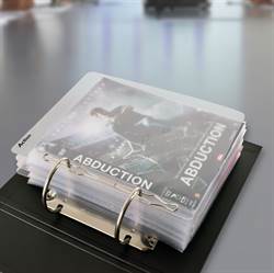 DVD Skilleblade med ringbindshuller & labels med fortrykte filmgenrer - 16 stk.