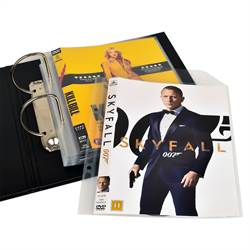 DVD sampakke - 100 Single DVD Lommer - 4 DVD Mapper - DVD opbevaring