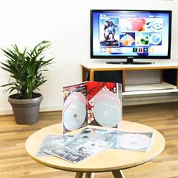 4 disk DVD lomme med plads til cover til DVD opbevaring