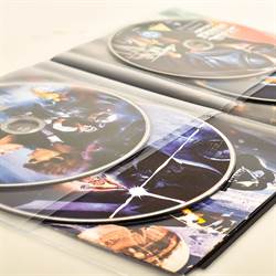 4 disk DVD lomme med plads til cover til DVD opbevaring