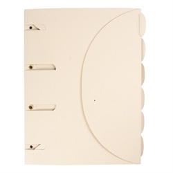 A4 Smartfolder, perforeret dokument mappe, Tree-Free - 6 stk.