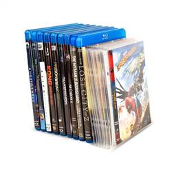 Blu-Ray lomme med ringbindshuller til Blu-Ray opbevaring