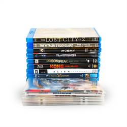 Blu-Ray lomme med ringbindshuller til Blu-Ray opbevaring