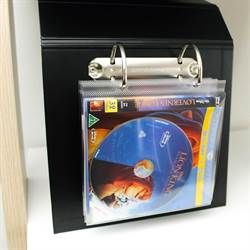 Blu-Ray sampak - 50 Blu-Ray Lommer, 2 ringbind - Blu-Ray opbevaring