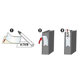 Labels til DVD, CD & Blu-Ray ringbind - 6 stk.