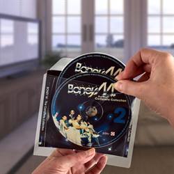 Dobbelt CD lomme med plads til cover – 50 stk.