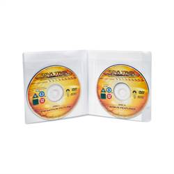 Dobbelt Blu-Ray lomme til Blu-Ray opbevaring - 50 stk.