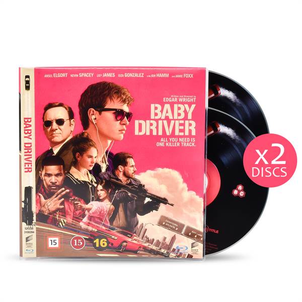 Dobbelt Blu-Ray lomme til Blu-Ray opbevaring - 50 stk.
