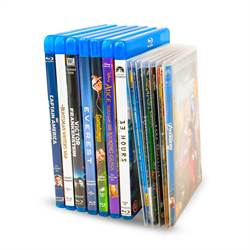 Dobbelt Blu-Ray lomme til Blu-Ray opbevaring - 50 stk.