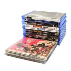 Blu-Ray lommer til Blu-Ray opbevaring - plads til cover - 50 stk.